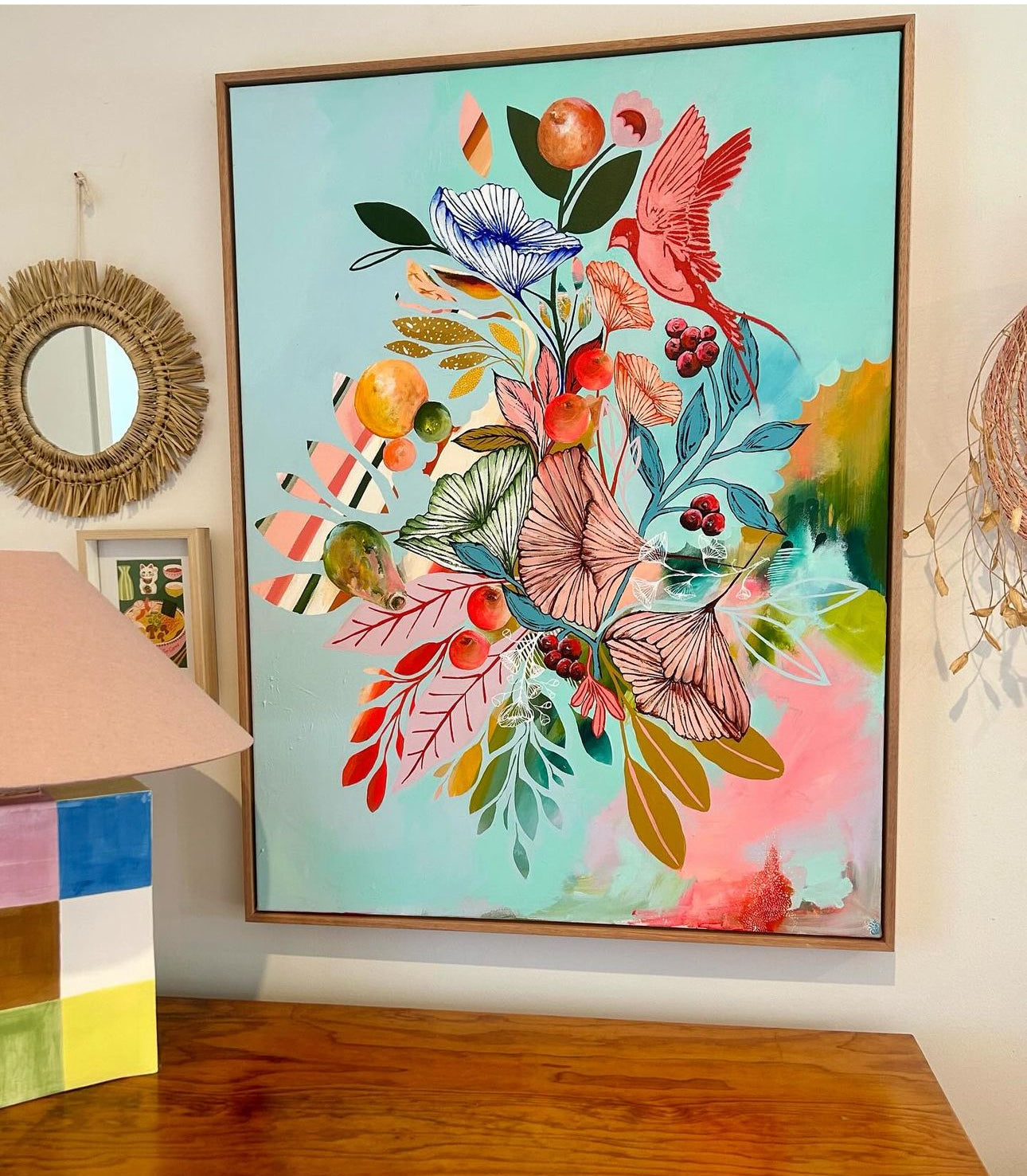 Out of the Blue original canvas by Georgia Pendlebury