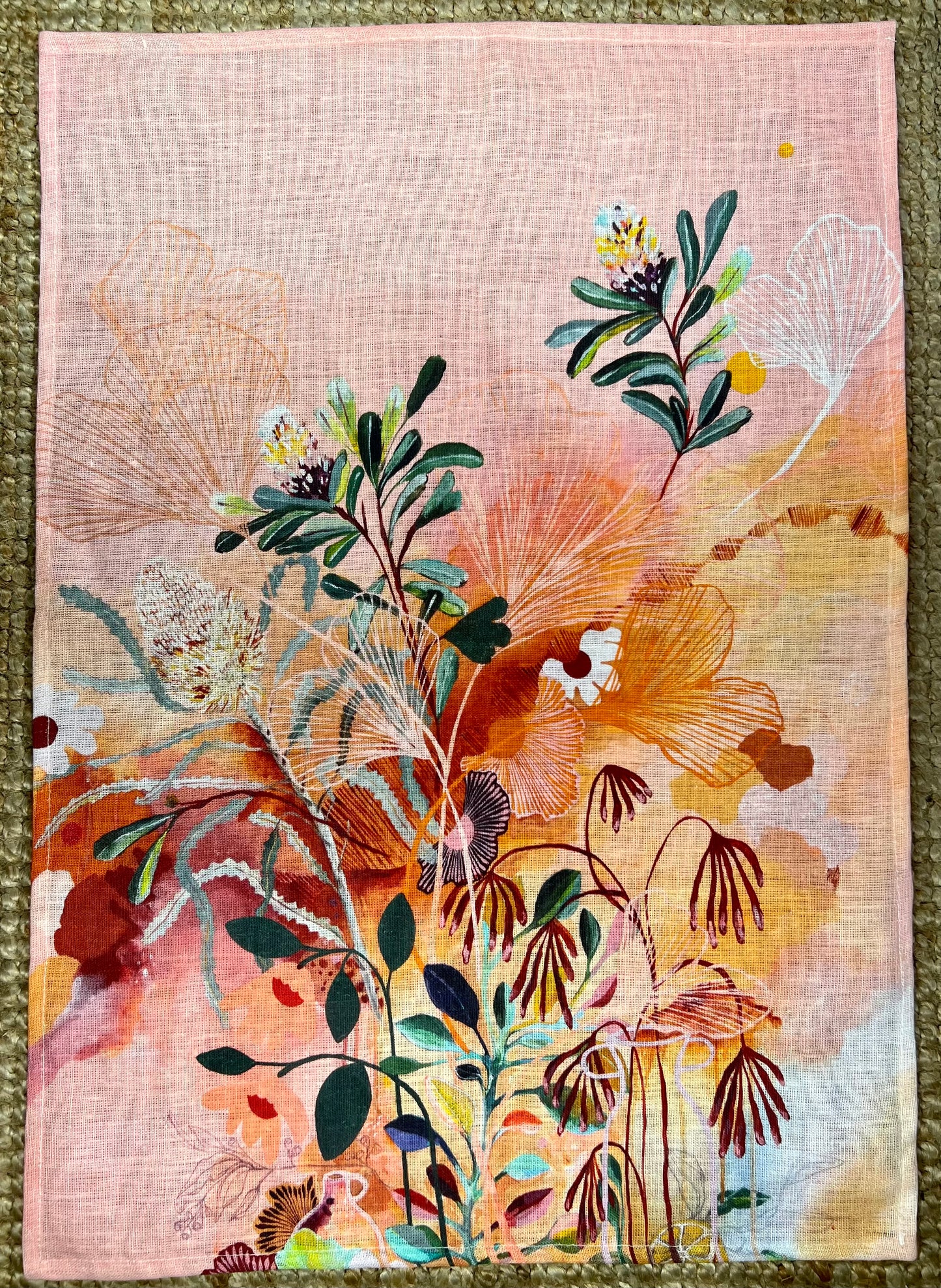 IN BLOOM TEA TOWEL