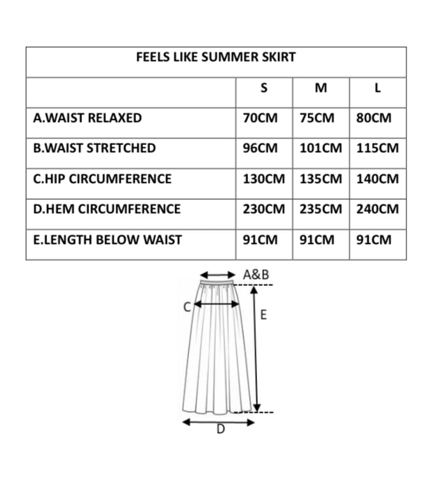 Custom Georgia Pendlebury 'Feels like Summer' Skirt