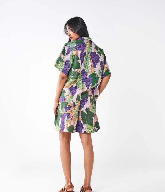 Kip and Co The Vine Linen Short Sleeve Shirt