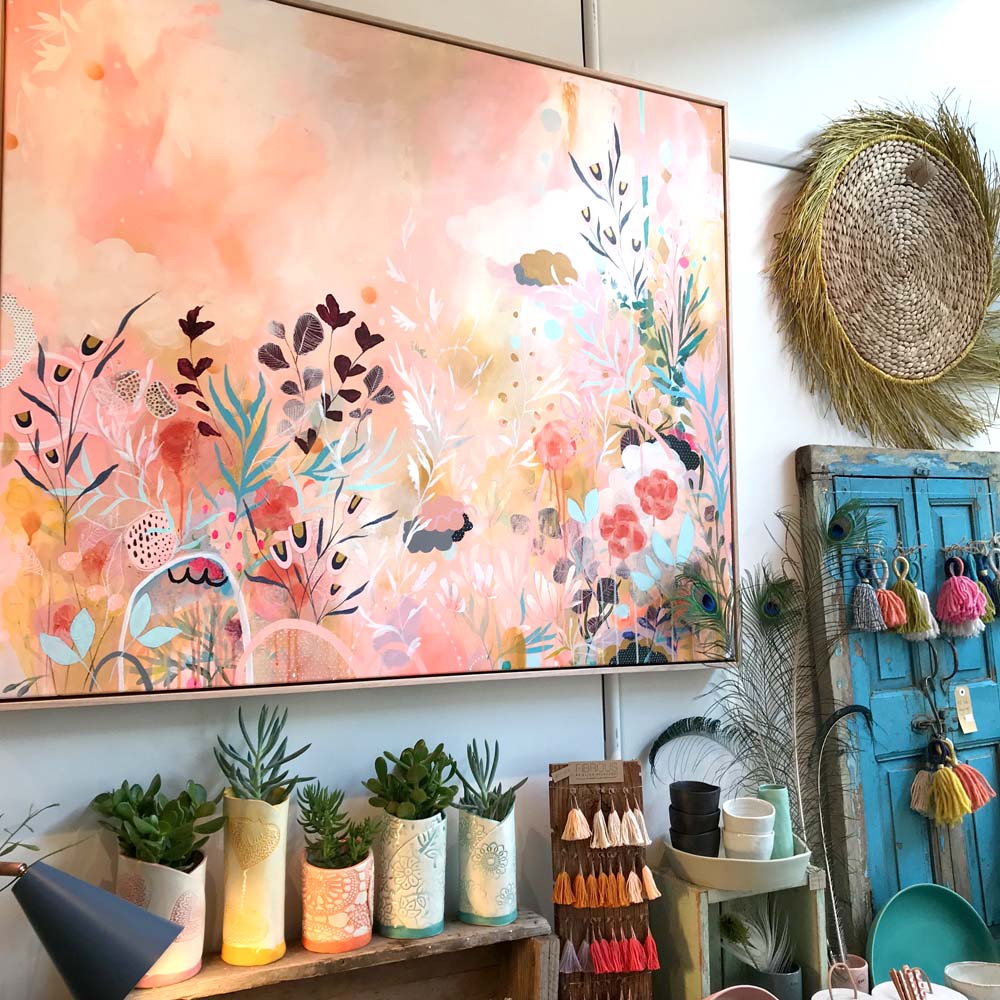 Amber Glow Print by Georgia Pendlebury