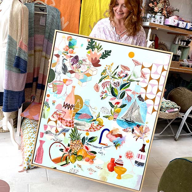 Feels Like Summer Print by Georgia Pendlebury