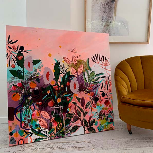 Vase Half Full Print by Georgia Pendlebury