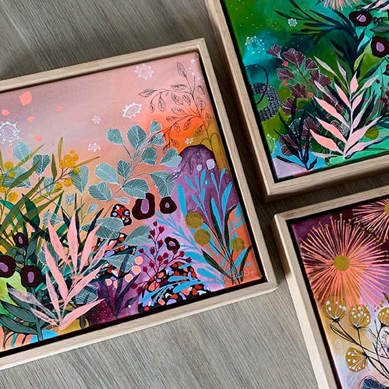 Wattle Blossom Print by Georgia Pendlebury