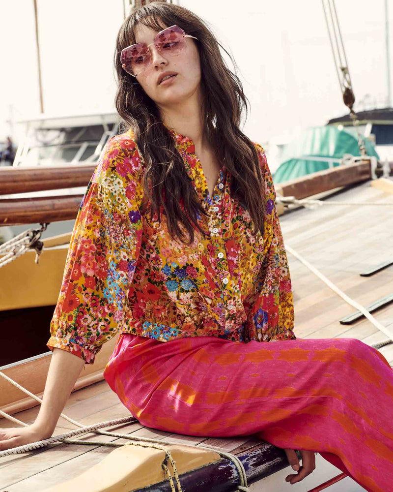 Forever Floral Silk blouse