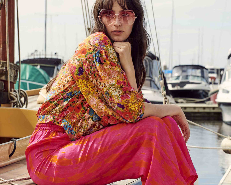 Forever Floral Silk blouse